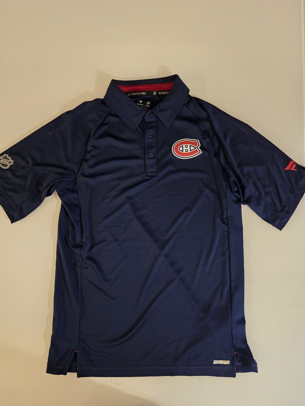 Montreal Canadiens Fanatics Authentic Pro NHL Polo Shirt Men’s M